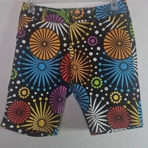 NWT Loudmouth Ferris Wheel Womens Bermuda Shorts Sz 6 Golf, Resort,Vacation